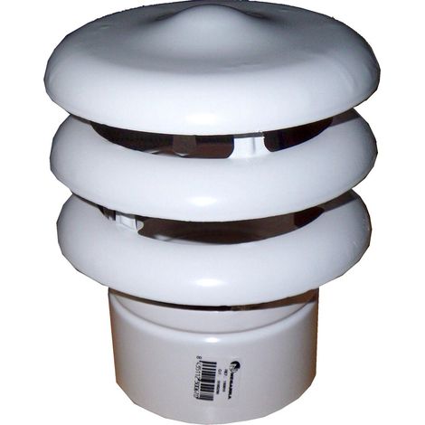Déflecteur laqué blanc Negarra 3 anneaux 110 mm