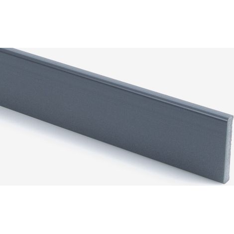 Primo Flachleiste 220 cm 25 x 4,5 mm anthrazit Sockelleiste