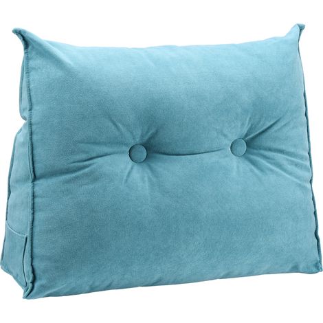 Tête de lit avec coussin triangulaire et grand dossier, coussin lombaire, tatami, emballage souple (1/5)