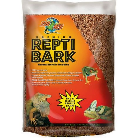 Perfektes Substrat für feuchtigkeitsliebende Reptilien ReptiBark 4.4 l (1/2)