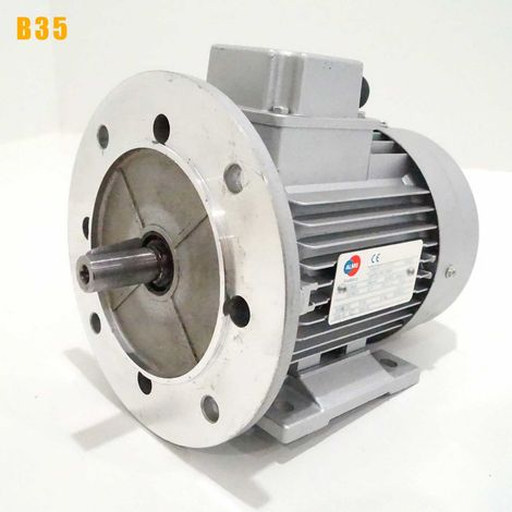 Moteur électrique Triphasé 230/400 V 4 Cv Almo Mh1 3 Kw 3000 Tr/min Asynchrone Triphasé Bride B35 Protection Ip 55 (1/5)