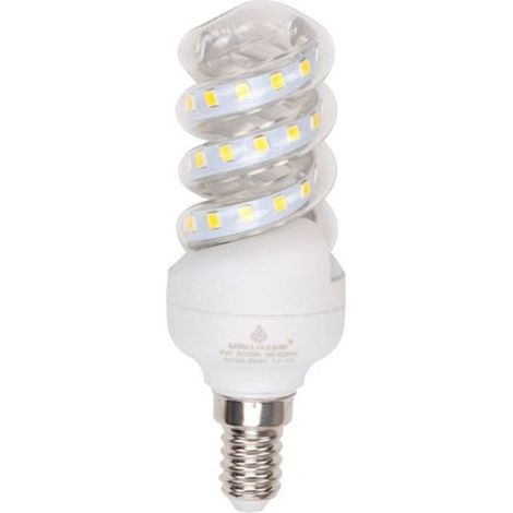 Trade Shop - copy of LAMPADINA LED 5 W E14 475LM SPIRALE LUCE CALDA 3000K NATURALE 4000K FREDDA 6500K - (1/2)