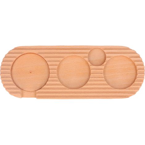 Multifunktionaler Kaffeetamperständer aus Holz mit Filter und Tassenhalter, Barista-Zubehör (1/5)