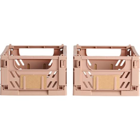 Caja almacenaje plegable 25x16.5x10cm set 2 piezas (1/5)