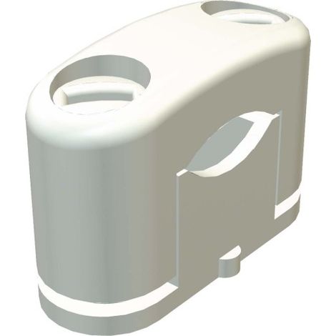 Abrazadera para tubería obo-bettermann som-schelle 24-34 mm halógeno libre