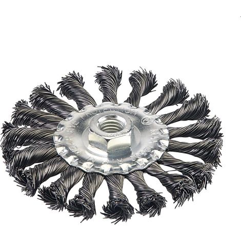 Flachbürste Silverline 115 mm Stahl hohe Festigkeit