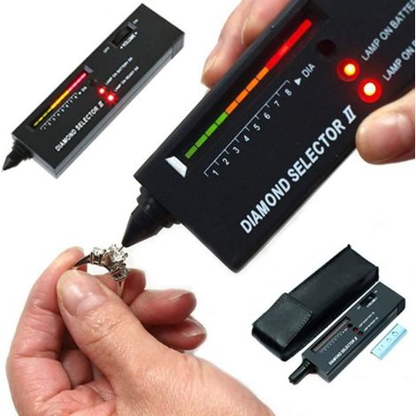Testeur de diamant - V2 - Loupe 60x - Appareil électronique - Portable - Mixte