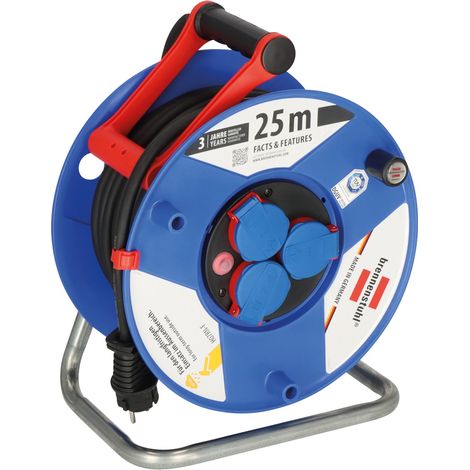Brennenstuhl Carrete de cable Garant 290 25m H07RN-F3G2.5 - 1208440