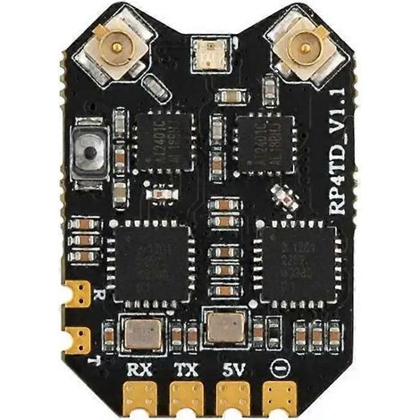 Récepteur de diversité RadioMaster RP4TD ExpressLRS ELRS 2,4 GHz module récepteur de diversité Nano RP4TD 2,4 GHz ExpressLRS ELRS (1/5)