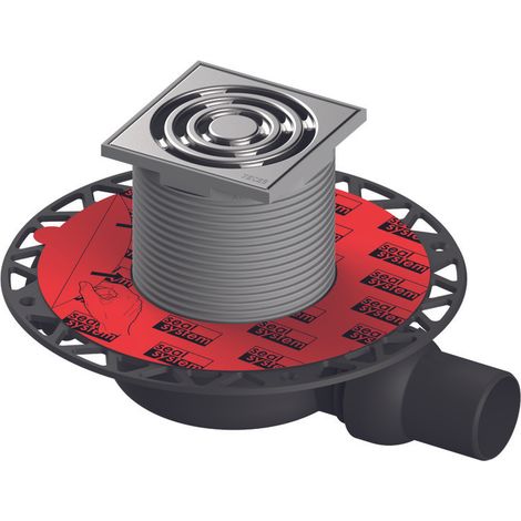 TECEdrainpoint S 110 Set dévacuation, super-plat, avec bride