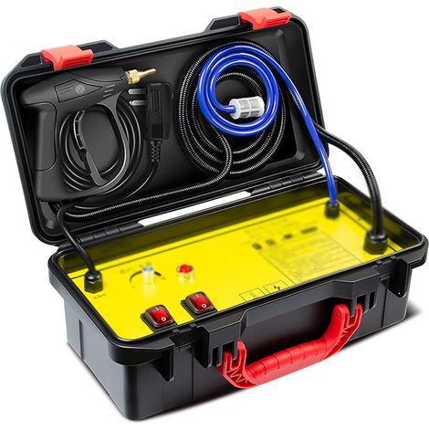 Nettoyeur vapeur haute pression 3200 W (3,5 bars), usage professionnel, élimination des taches à haute température, idéal pour les rideaux, les sols et les fenêtres. (1/5)