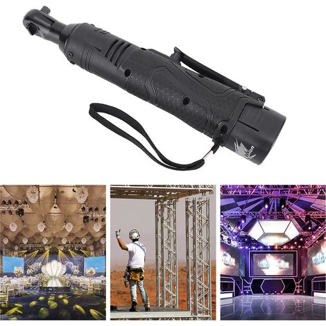 Clé à rochet électrique 90° 3/8 pouce 18V avec batterie lithium et chargeur, prise UE 220V (1/5)