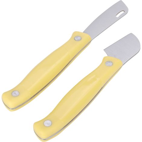 Set mit 2 Veredelungswerkzeugen aus hochkohlenstoffhaltigem Stahl für Obstbäume und Setzlinge (1/5)