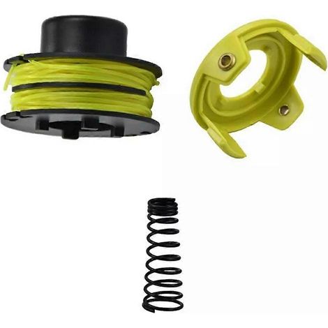 I8J para cortador de grama RYOBI RLT3025F, RLT3025S, RLT3525S, carretel de linha H0V, tampa do carretel Rac118, mola (1/5)