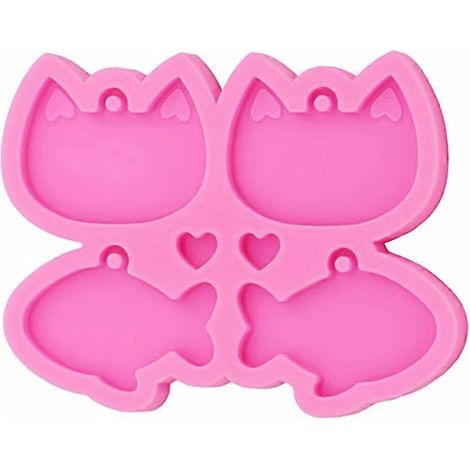 Moule en silicone pour porte-clés, carte de vœux, étiquette, etc. (1/5)