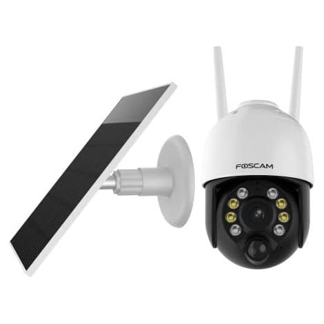Foscam B4 - Cámara IP Exterior Impermeable 4MP WiFi Panel Solar (1/3)