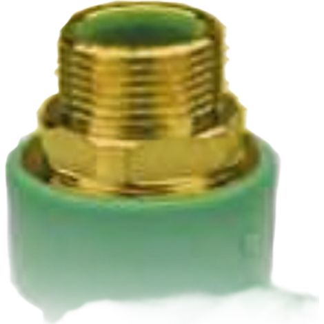 Gomito 90° filettato maschio in pp-r Ø32 mm 1  sistema polymelt ecosan bampi vgm32030