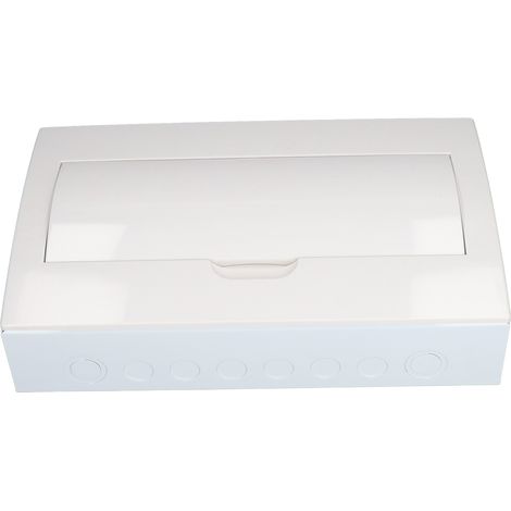 Coffret de distribution 18 voies avec rail DIN, boîtier de protection monté en surface pour disjoncteurs (1/5)