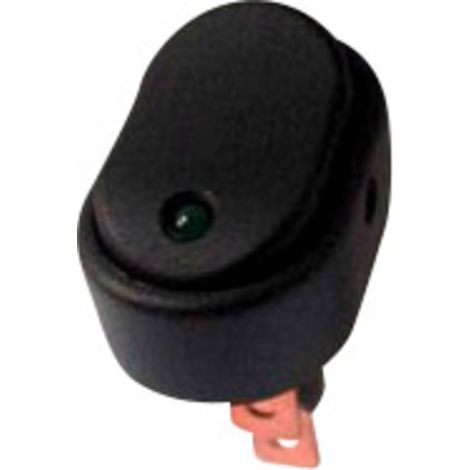 TRU COMPONENTS 1587554 Kfz-Wippschalter TC-R13-133L-SQ GREEN 12 V/DC 30 A 1 St. (1/2)