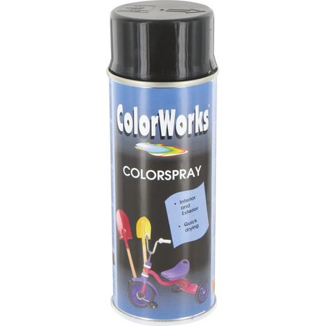 Hochglanz-Sprayfarbe 400ml Schwarz Brilla