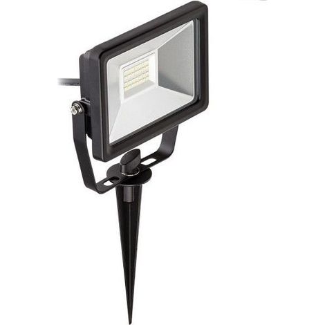 Foco Proyector led para jardin  Negro  20W (1/4)