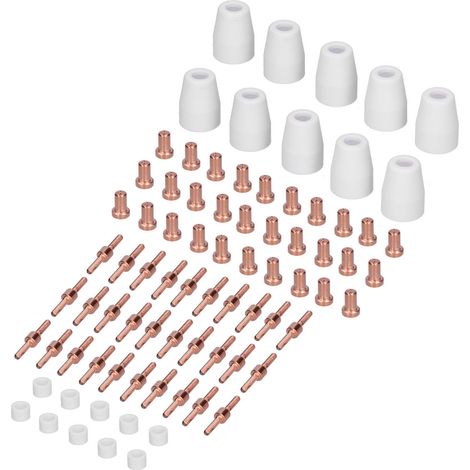 Kit de découpe plasma PT‑3190Pcs avec buses, électrodes et torches de rechange pour soudage. (1/5)