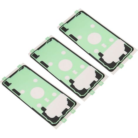 Autocollant double face prédécoupé pour couvercle arrière de batterie Samsung Galaxy S10+ Plus G975 (1/4)