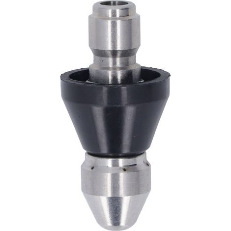 Hochdruckreiniger, 5000 PSI scharfe Turbodüse, kompakter Mini-Ersatz aus Edelstahl, 6-Loch 3/8-Zoll NPT-Rückseitenkopf (1/5)