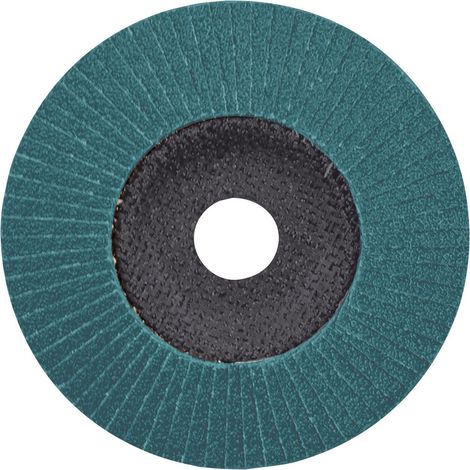 Disco laminado INTERFLEX de zirconio 115 mm, grano 60, alta durabilidad.