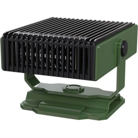 Chauffage Auto 12 V Haut Débit – Désembueur Hivernal Puissant avec Grille Vert Foncé – 1 pièce (1/5)