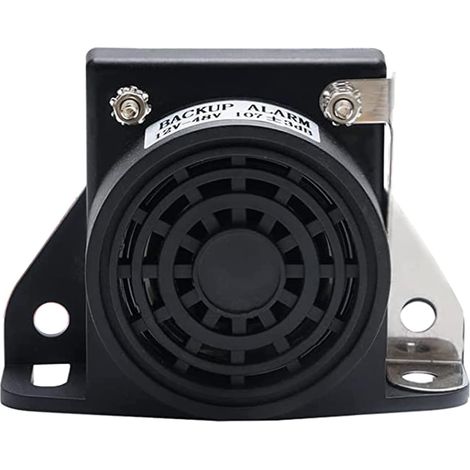 BIBI Wasserdichter 12-V-48-V-105-dB-Rückfahralarm, Hupe, universeller LKW-Rückfahrwarnalarm (quadratischer Rückfahralarm)