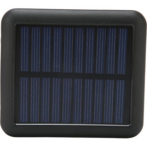 Power Bank Solaire 20000mAh 4 Ports USB Étanche Portable avec Câble de Charge pour Extérieur Noir (1/5)