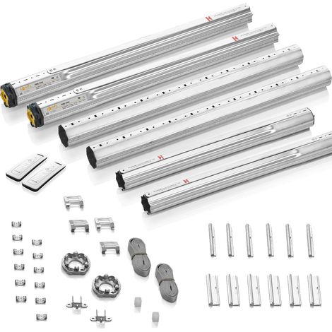 SOMFY 1241508 - 2 kits de motorisation avec moteur Altus 50 RTS pour volets roulants RMS 2000 - Radio RTS