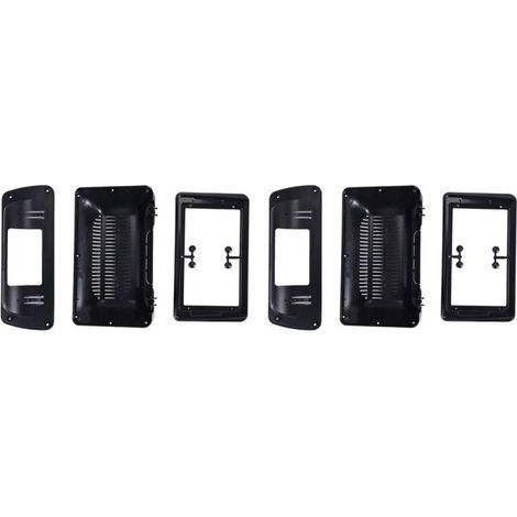 Ensemble de 2 écrans de navigation Android de 9 pouces, grand écran, cadre, tableau de bord, conversion DVD universelle pour camion-Chrom (1/5)