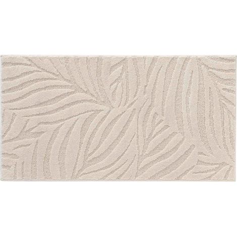 Teppich für Wohnzimmer ANKARA, beige, Blätter-Muster