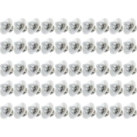 50 pièces Clips de garniture de porte latérale pour Renault, Nissan et Daily Plastic 93160023 – Attaches de baguette latérale (1/5)
