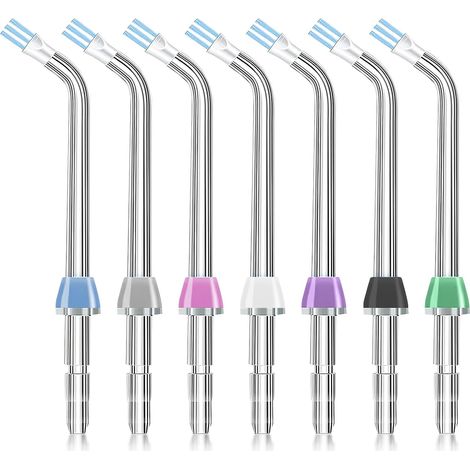 Lot de 7 embouts de rechange pour brosse dentaire - Pour nettoyer les implants dentaires, couronnes et ponts (1/5)