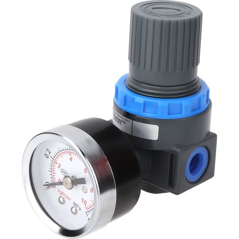 Manometer aus AR2000-Aluminiumlegierung, Luftdruckregler für pneumatische Kompressoren, G1/4"-Anschluss (1/5)