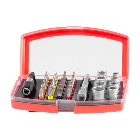 Bit-Set Strend Pro EVE-12091, 34-teilig, L-25 mm, S2, CrV + Bithalter