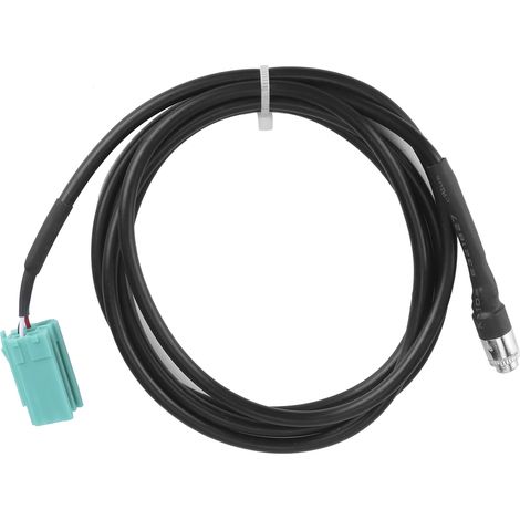 Câble adaptateur d'entrée AUX, cordon Audio Jack 3.5mm adapté pour Renault Clio Megane Kangoo Espace Twingo (1/5)