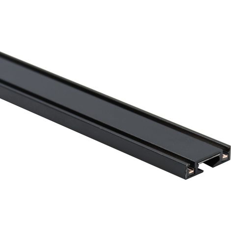 Carril magnético de superficie de 1 m, 48 V CC, negro, tipo SLIM TRACK A (1/5)