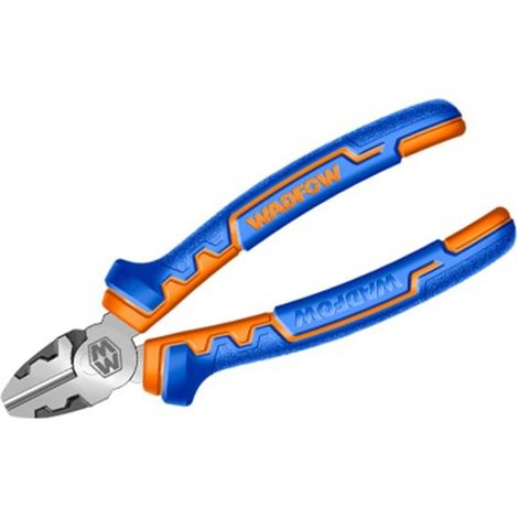 WADFOW Seitenschneider 160 mm, 30 % Kraftersparnis, ergonomischer Griff und Entgraten
