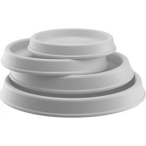 Sottovaso tondo in resina per vasi Elios Di Martino - Ø31 per vaso Ø35 cm