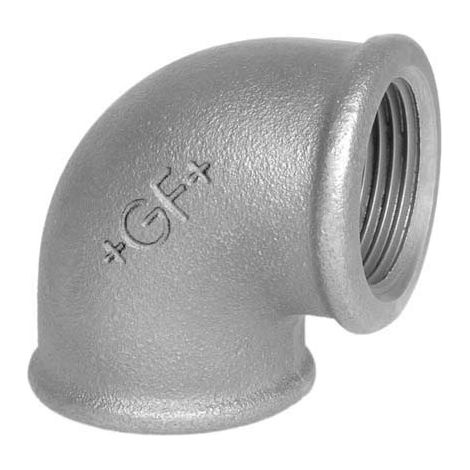 Knie Fig. 90 3/8" schwarz