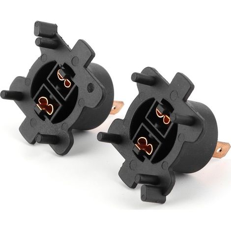 Support de Prise de Phare de Voiture, Paire de Support D'ampoule de Feu Arrière Adaptateur de Phare H7 Douilles G14H51 Adapté pour Mazda RX-8 / MX-5 / CX-7. (1/5)