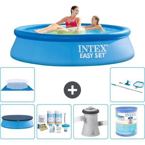 Intex Piscine Easy Set Ronde - 244x61 cm - 7-pièces S30394 (1/5)