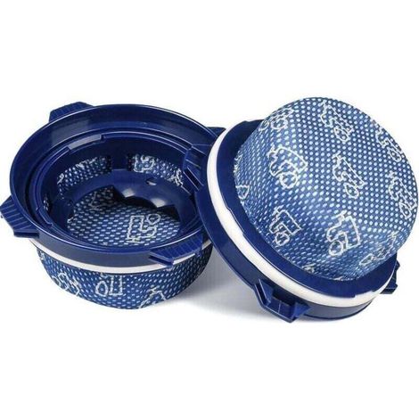 Lot de 2 filtres de rechange pour aspirateur à main sans fil Samsung Jet 90 75 70 60 Series Filtre lavable pour filtres Bac à poussière et impuretés (1/4)