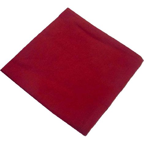 Serviette en coton à l'unité - Rouge (1/2)