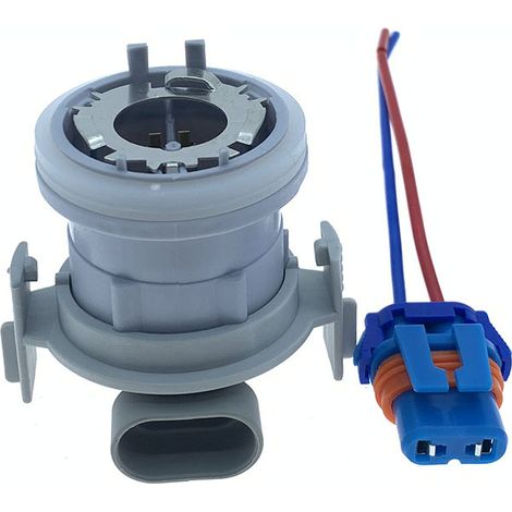 63128380206 Compatible with halogen lamp holders and low beam connectors of BMW E46 323i, 325i, 328i and M3 (lamp holder + connector).