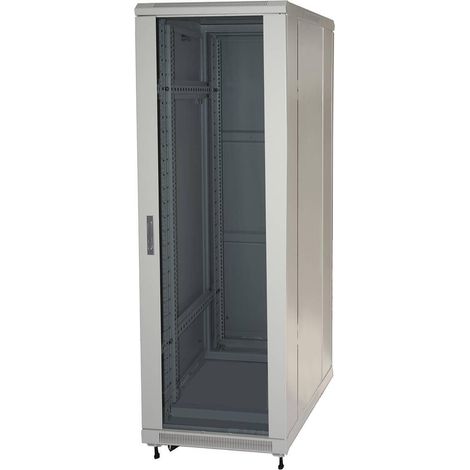 LINK ARMADIO RACK 19 42U (A)2055, (L)600, (P)1000 COLORE GRIGIO PORTA VETRO